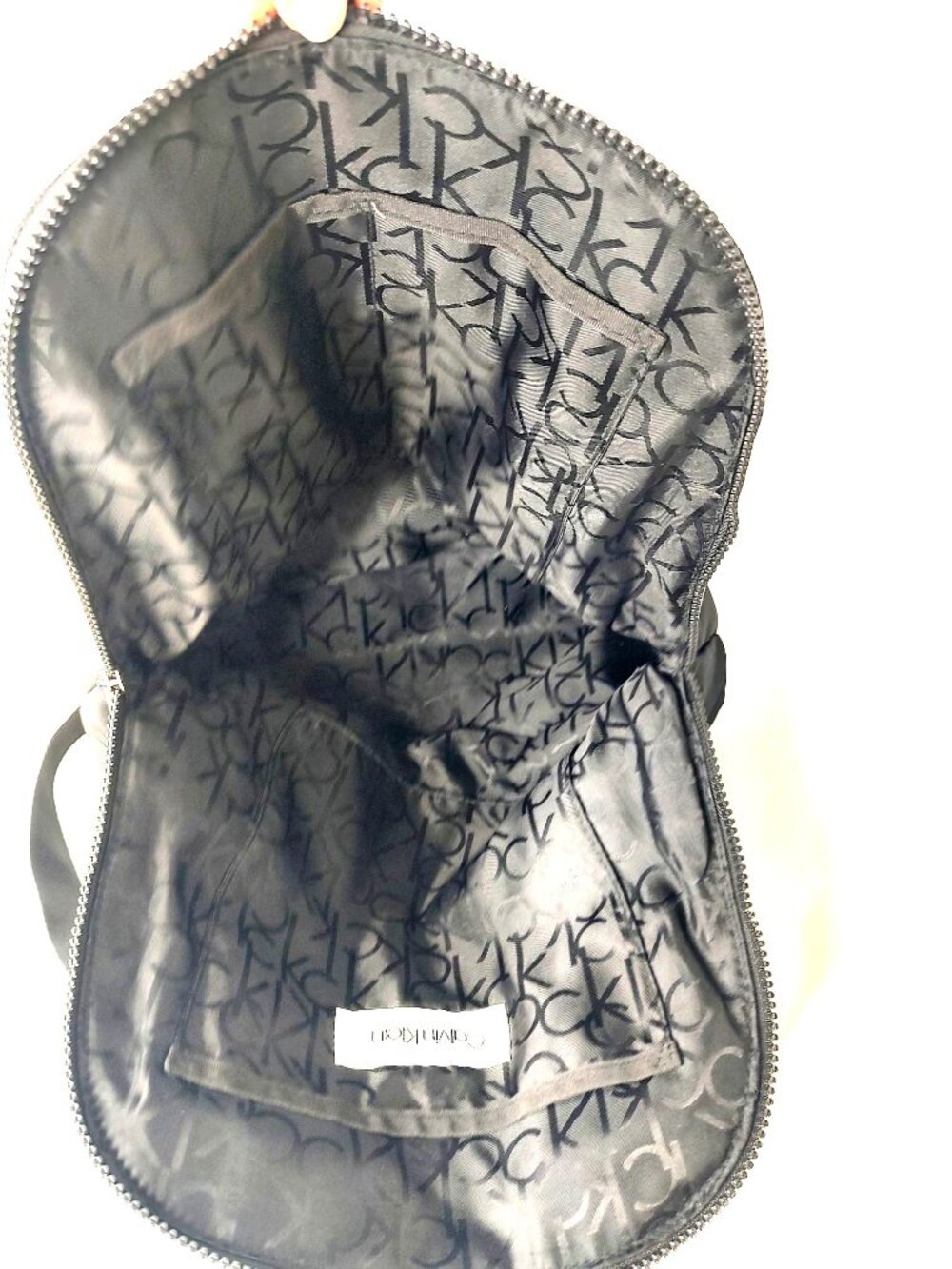 Calvin Klein Georgina Nylon Organizational Backpack Black - Picture 12 of 12